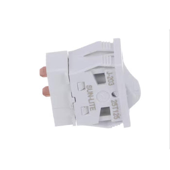 Frigidaire E143741 Switch Rocker SPST J-203 White for Range CFEF/FCRC/ FFEF ser