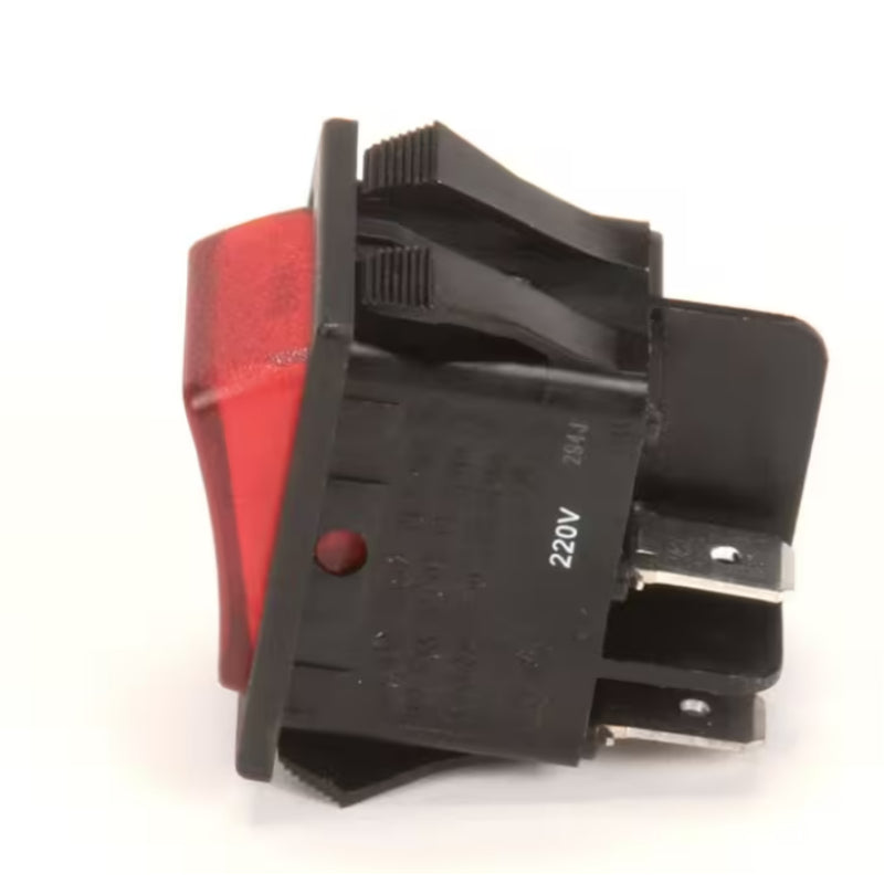 T105c Rocker Switch Nu-Vu 294J T105C Switch Rocker DPST Lighted Red, On/Off ...