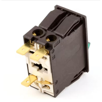 APW Wyott SE-1235 Rocker Switch DPST Green 16A