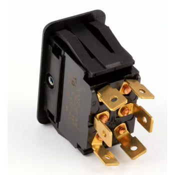 Imperial 0822 Rocker Switch Power Dpdt 3/4HP 250VAC 10/15A