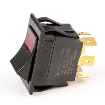 Garland 1148 R Rocker Switch, Power, Red Lighted, 250V, Fits MCOE5L/MCOE5LDSMD