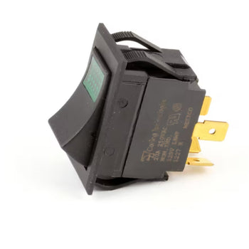 Carter-Hoffmann 1227R Rocker Switch 120V 20A Green Light for GPM1/HB125/ HBC ser