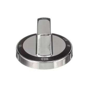 Whirlpool KI5F704 Knob Burner Valve Off-Lo-Med-Hi-Lite, Stainless Steel