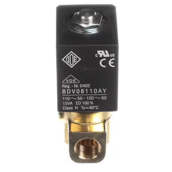 Unic BDV08110AY Solenoid/Electro Valve 2/100/110/120V 50/60Hz 60 Degrees C 10 Bar Class H
