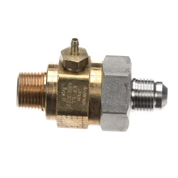 Cornelius 1022 Check Valve 3/8" MPTx1/8" Barb 5/8-18 for CR1200/IDC 255/IDC 2XX Models