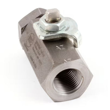 BKI 86M-4-RT-6-FC24 Ball Valve 720PSI without Handle, 3/8"