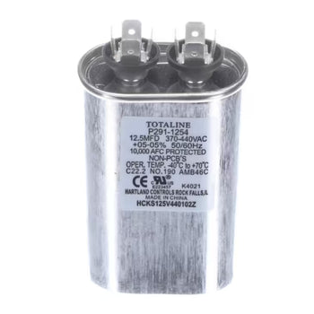 Carrier HVAC HCKS125V440102Z Run Capacitor, 12.25MFD, 370/440V, 50/60HZ