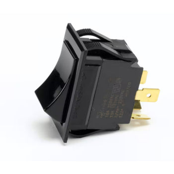BKI 1224-R Rocker Switch DPST Black
