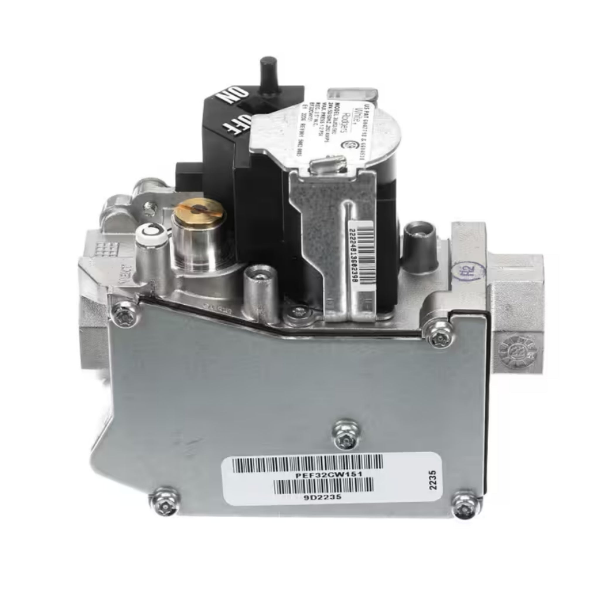 Carrier HVAC 36J52-580 Natural Gas Valve 3.5" Water Column 24V 1/2"