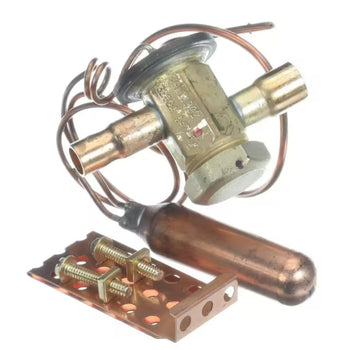 Trane S59260963010, 044147-11 Thermal Expansion Valve/TXV 8 Ton 3/8" ODF Inlet 1/2" ODF Outlet, R410A