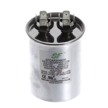 Trane HCKY200R440318Z6 K4121 202109303A Capacitor Run 20MFD 440VAC 50/60HZ Round