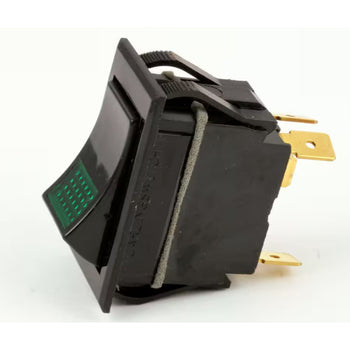 Groen 1241-R Switch Rocker DPST Lighted Green