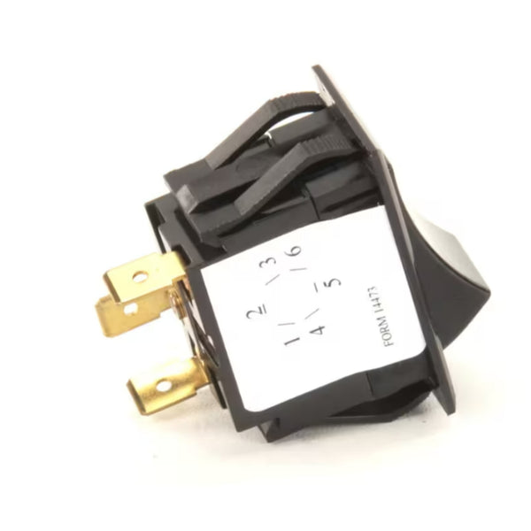 Hobart 1319-R Rocker Switch, On/Off, Lighted Amber, 115V ...