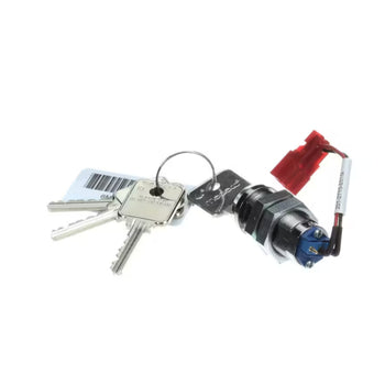 Tidel Engineering 201-2715-001G Keyswitch with Wire Leads & 4 Keys Medeco