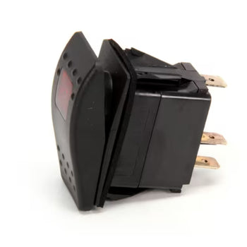 Cleveland 5105059 Switch On/Off Rocker SPST Lighted Red 24V 15A  #V1B1