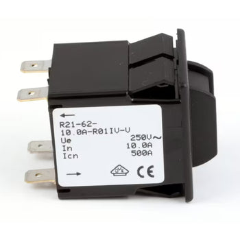 Blodgett R21-62-10.0A-R01IV-V Circuit Breaker 10A, 125/250V for BCX-14 series