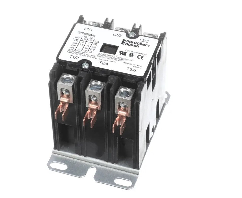 Pitco CDP2-B3P4DA-24 Contactor 3 Pole 24VAC Coil 50A - AIOsupplyworld.com