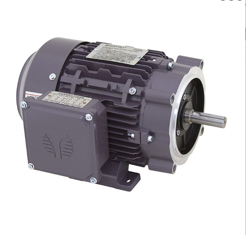 Techtop BL3-AL-TF-56C-2-B-D-.33 Electric Motor 1/3 HP 3450 RPM 3PH 208 ...