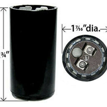 BMI 61B1D110161NCMS 161 - 193 MFD 110/125Vac Round Motor Start Capacitor