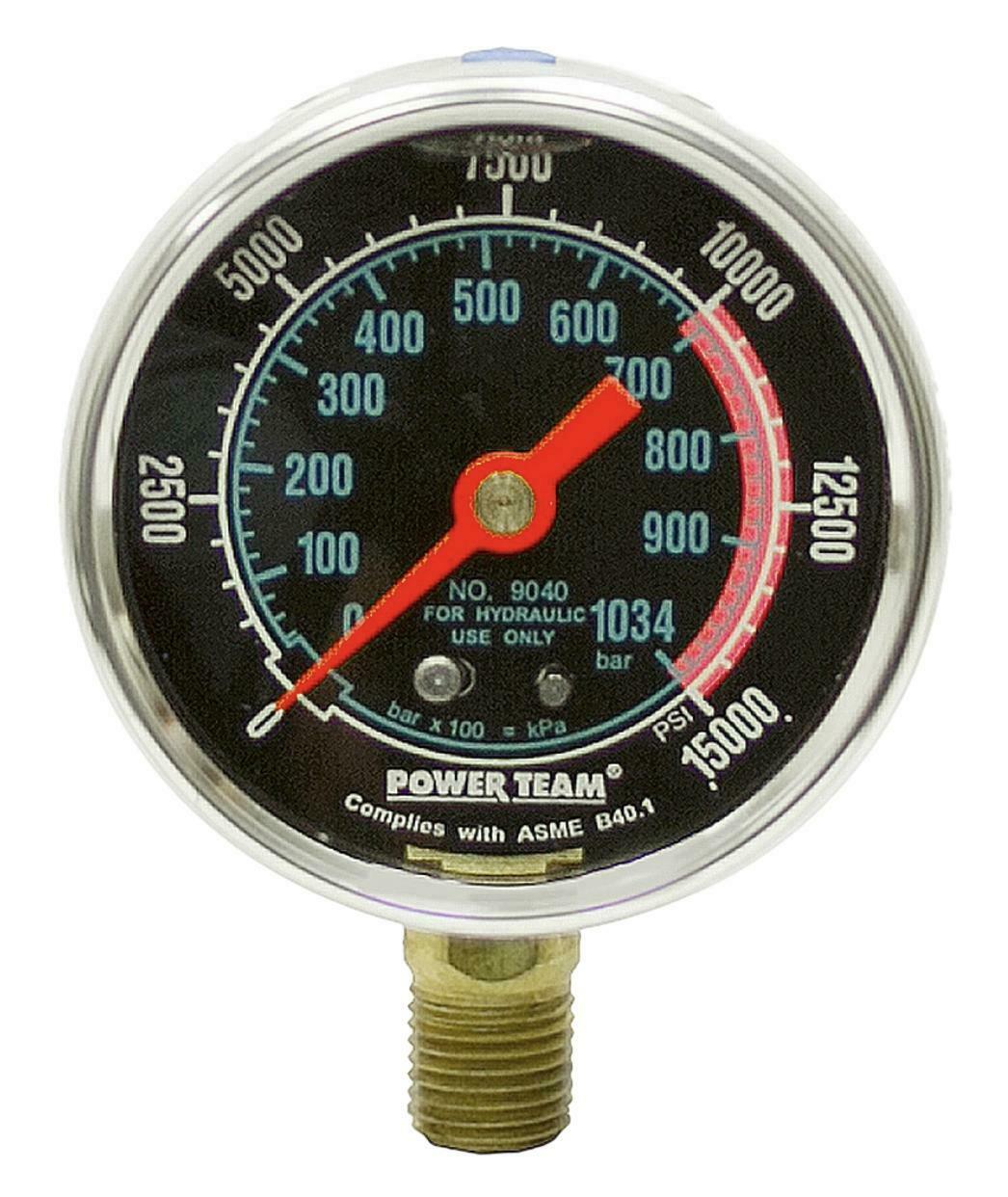 Power Team 9040 0-15000 PSI 2.50