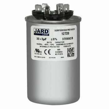 Jard 328P3003H37N31A5Z9 30+3 uF +/-6% 370 VAC/B Dual Run Capacitor 50/60Hz