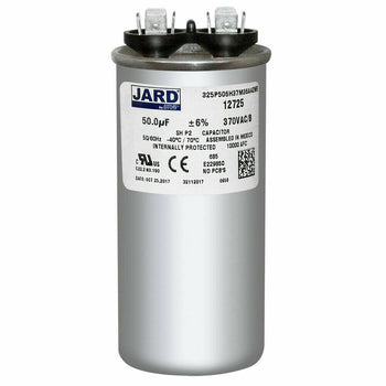 Jard 50 uF +/-6% 370 VAC/B Run Capacitor 50/60 Hz Replaces RD50370