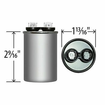 BMI 7.5 uF +/-6% 440VAC/B 50/60 Hz Motor Run Capacitor Replaces C107558550072