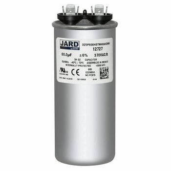 Jard 325P606H37M40A4ZM9 60.0 uF +/-6% 370 VAC/B Motor Run Capacitor 50/60Hz
