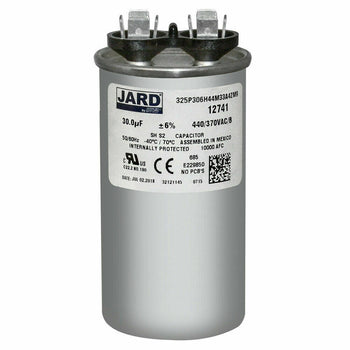 Jard Mars 30.0 uF 370VAC 50/60Hz Motor Run Capacitor Replacement for 628318-308