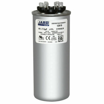 Jard 328P807DH37N46A5Z9 80+7.5 uF +/-6% 370 VAC/B Dual Capacitor 50/60 Hz