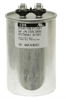 CDE SFT37T50H391Z-F 50 uF +/- 6% 50/60Hz 370Vac Motor Run Capacitor