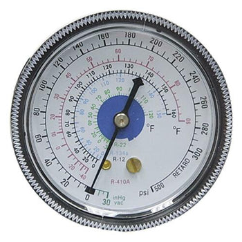 Winters RGA501 30-0-500 PSI 2.5 PM Dry Refrigerant Gauge
